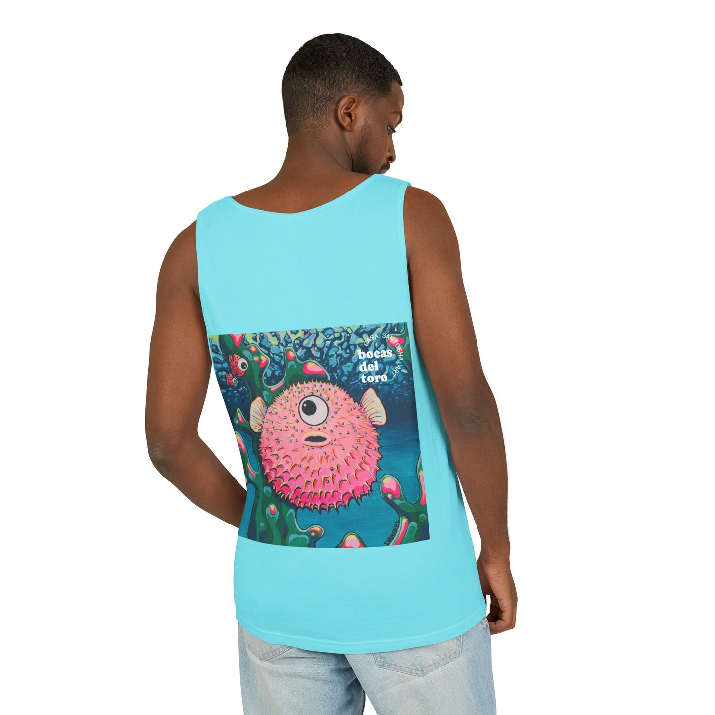 Unisex Cyclops Pufferfish Tank Top - Perfect for Summer Vibes