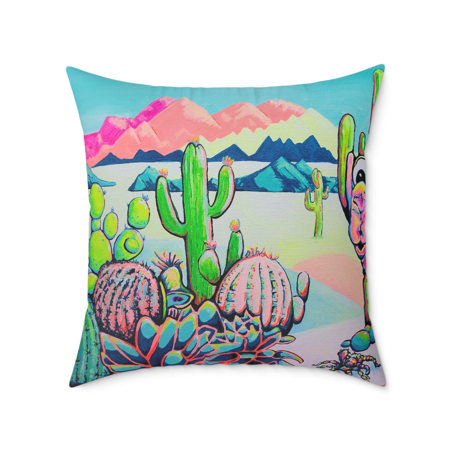 Cyclops Camel Art Canvas Decorative Pillow