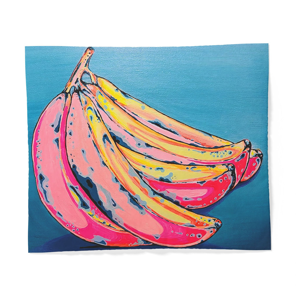 Neon Bananas Duvet Cover