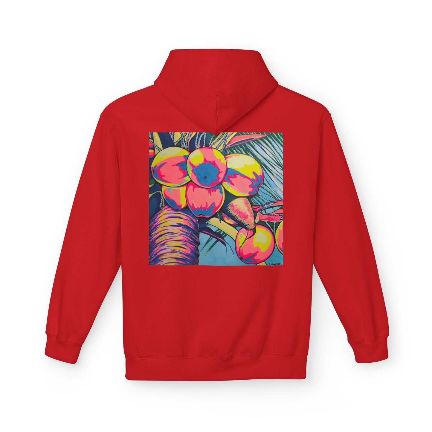Unisex Neon Coconuts Soft Hoodie
