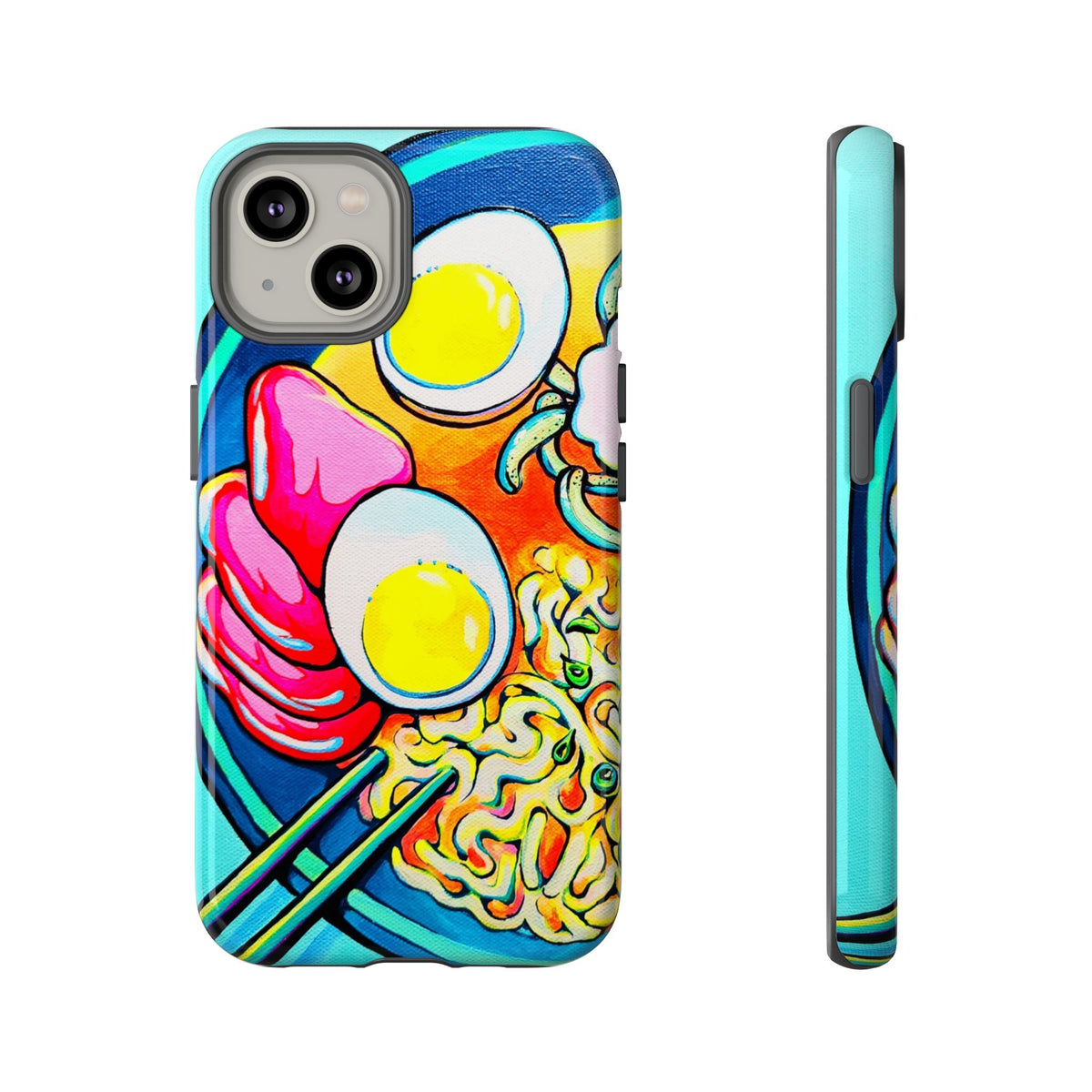 Coque de téléphone résistante Neon Ramen