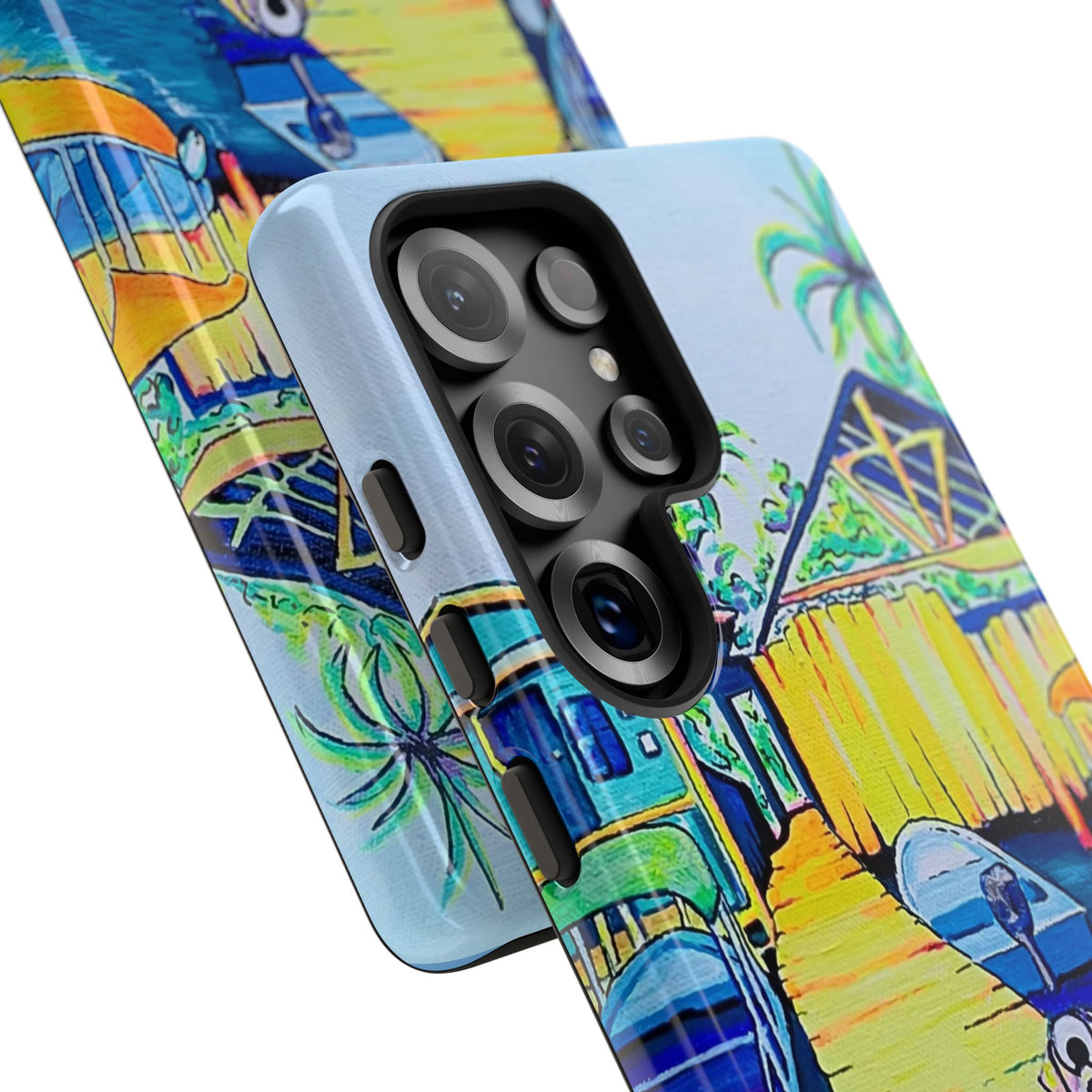 Cyclops Cat and Dog in Bocas Tough Phone Case