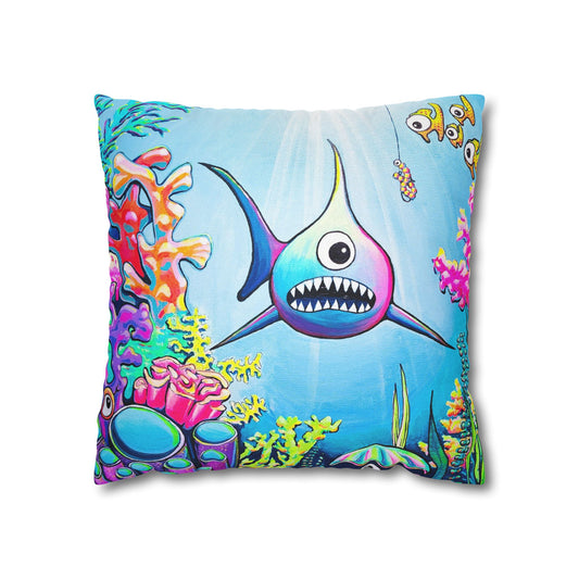 Cyclops Shark Pillowcase, Cover Only