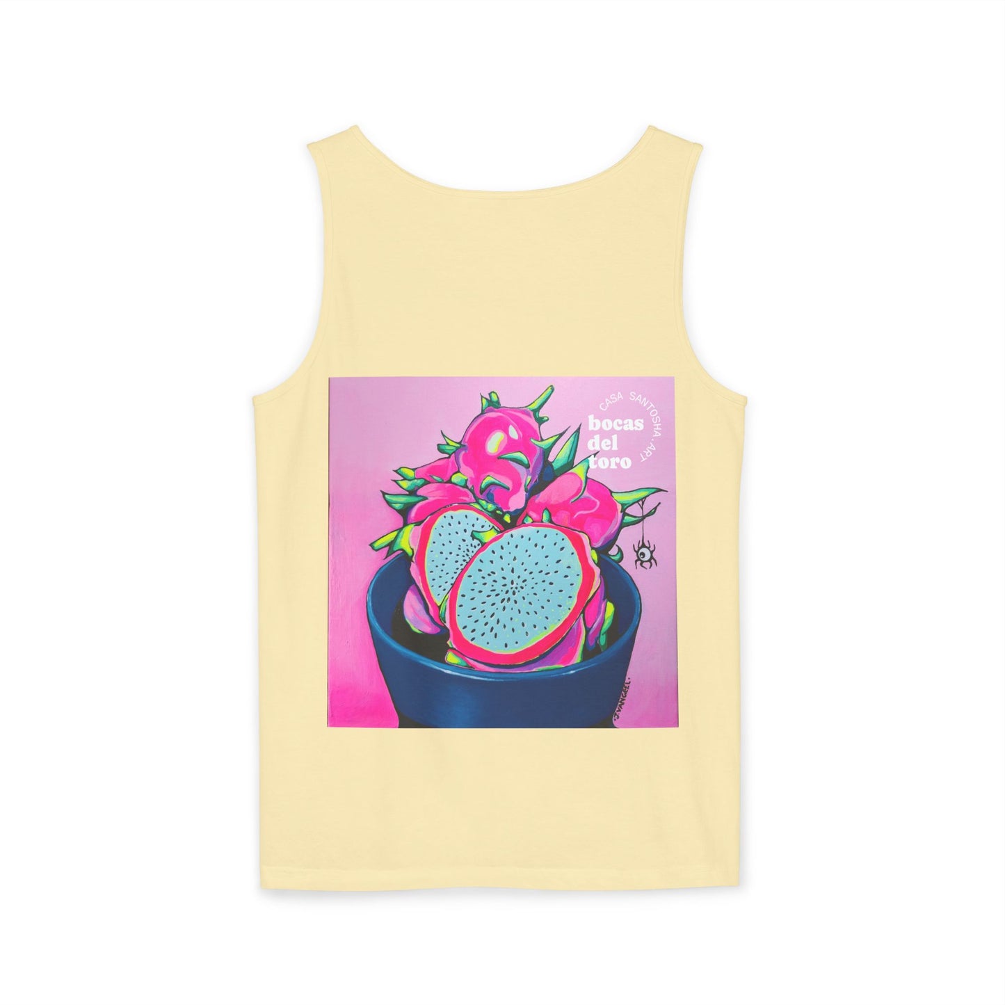 Unisex Neon Pink Dragon Fruit Tank Top - Perfect for Summer Vibes