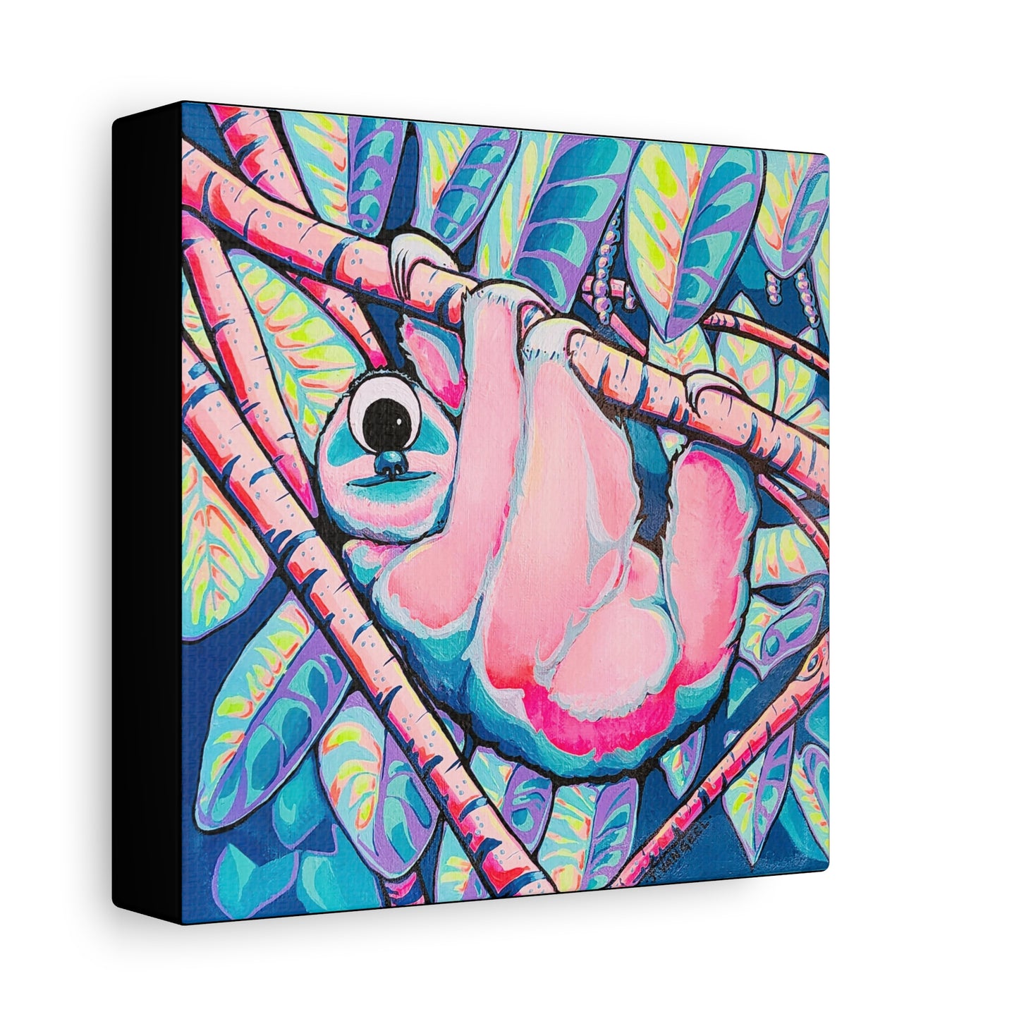 Cyclops Sloth Canvas Wall Art