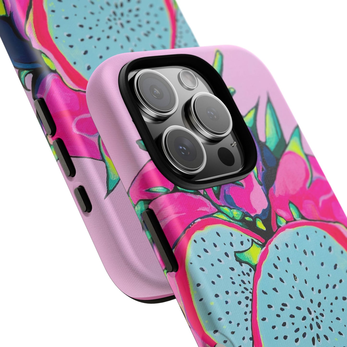Neon Pink Dragon Fruit Tough Phone Case