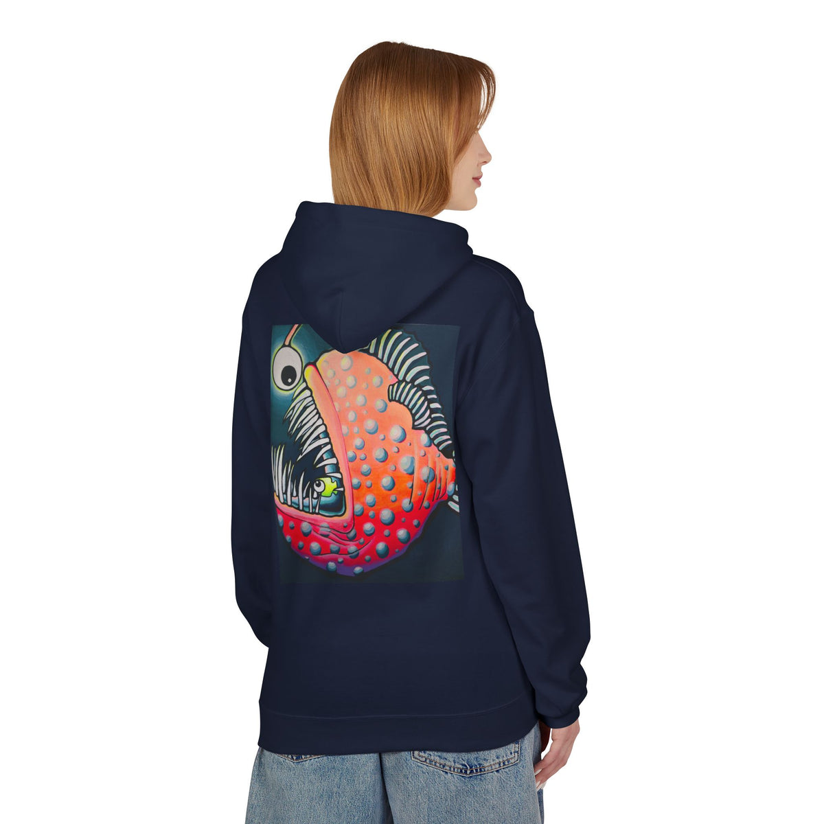 Unisex Cyclops Anglerfish Soft Hoodie