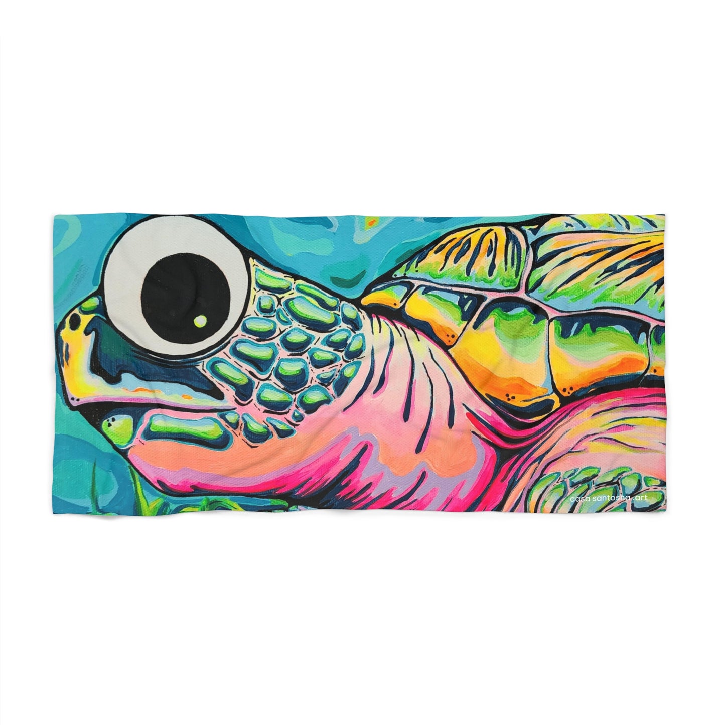 Serviette de plage Cyclops Turtle pour les plaisirs de l'été et l'essentiel des vacances