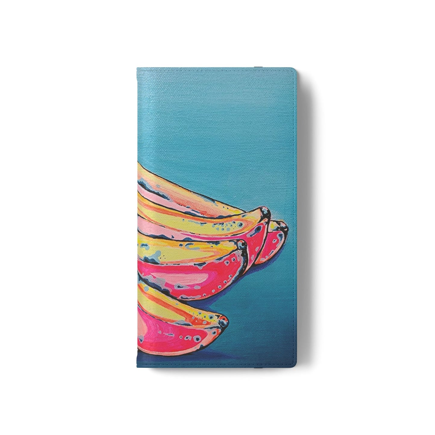 Neon Bananas Flip Phone Case – Wallet Cover with Card Slots