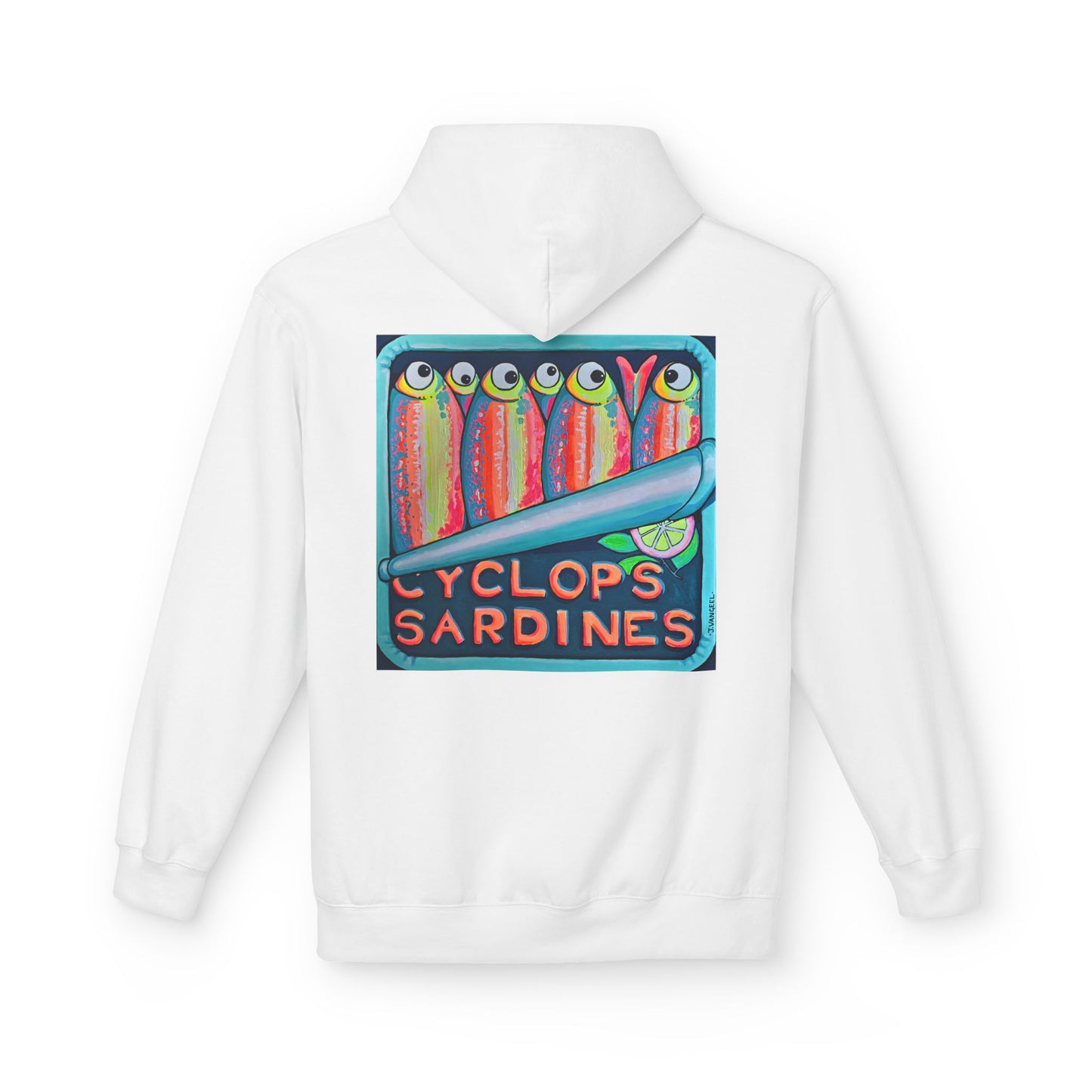 Unisex Neon Sardines Soft Hoodie