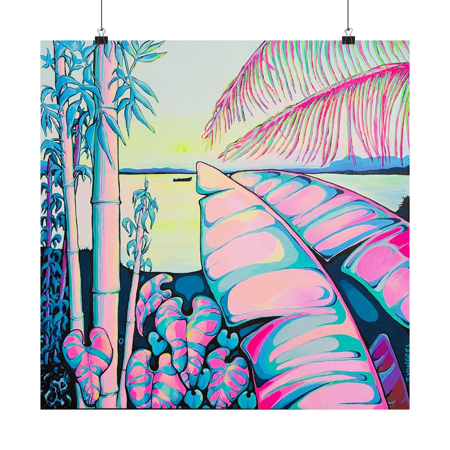 Serenity Bocas Giclée Art Poster