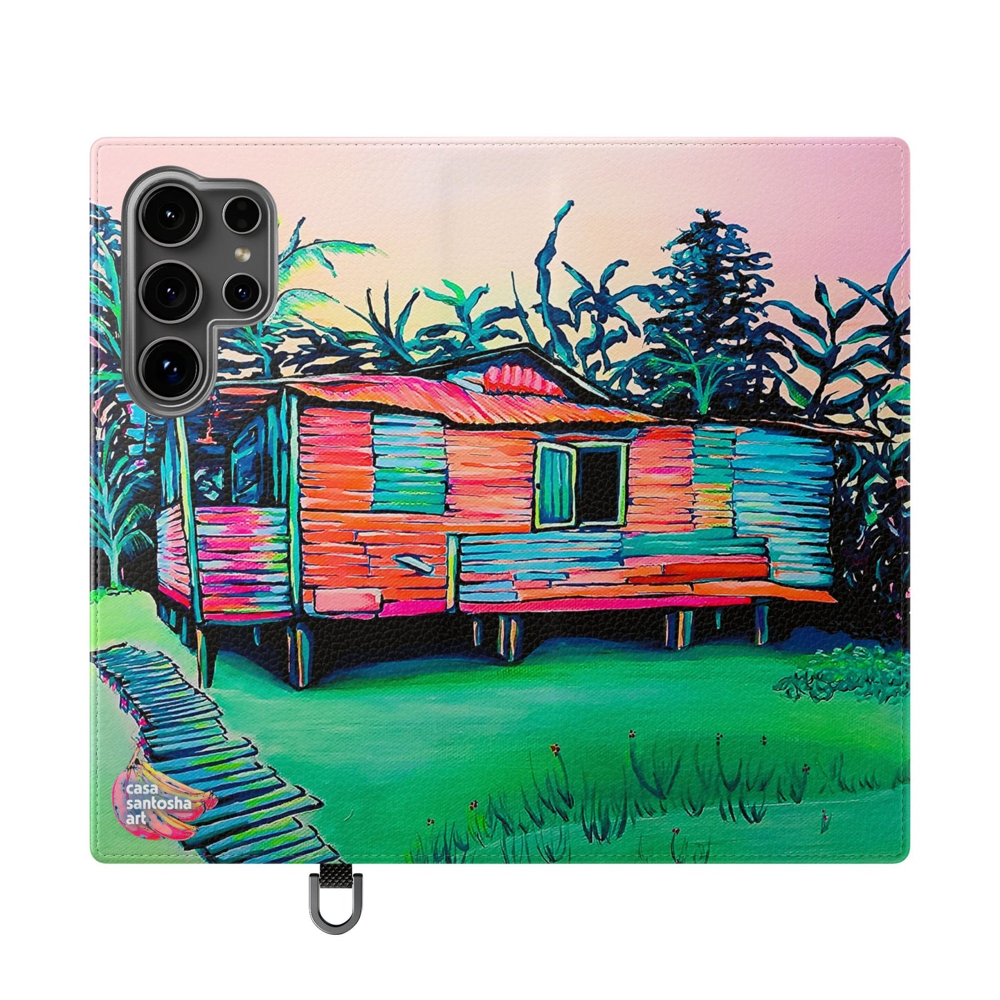 Luis Russell House Bocas Flip Phone Case – Wallet Cover with Card Slots