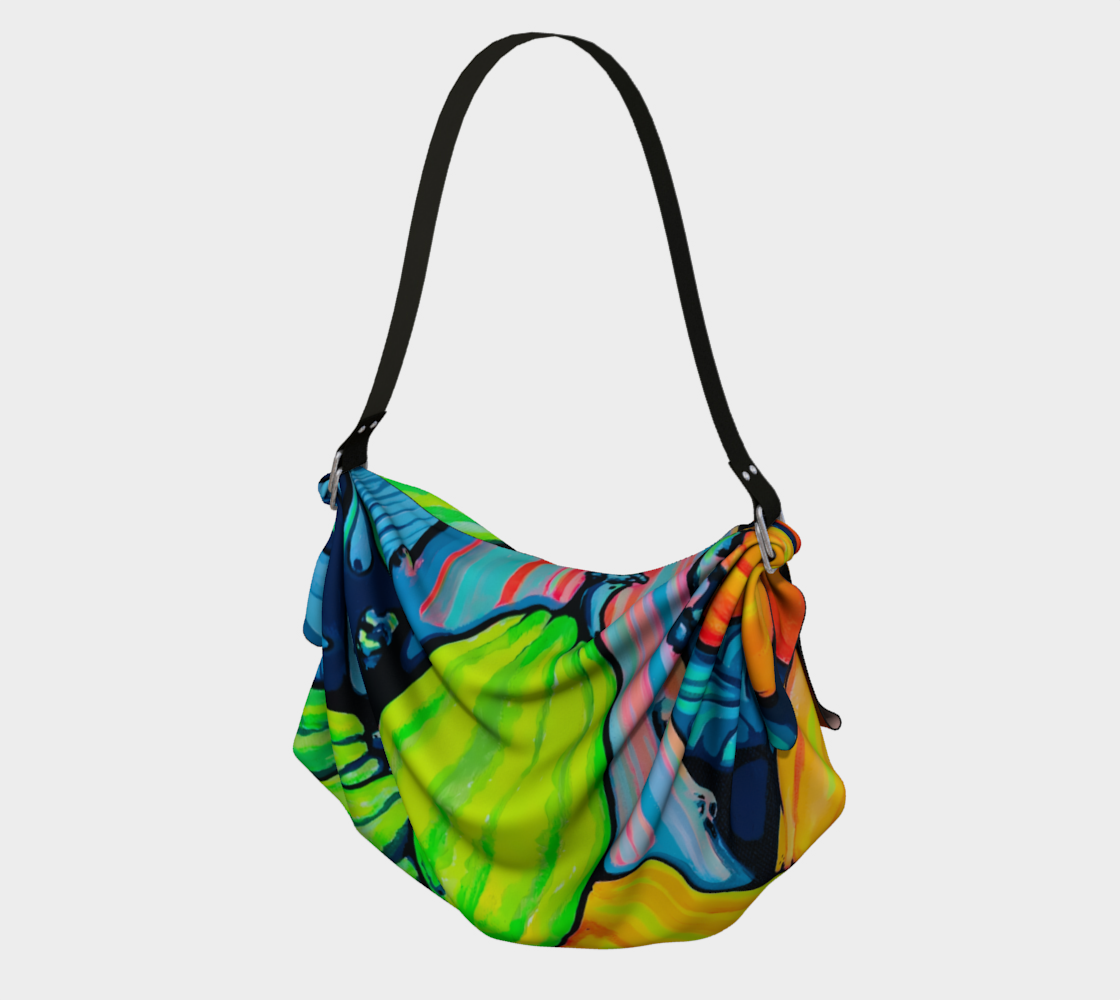 Neon Cacao Origami Tote