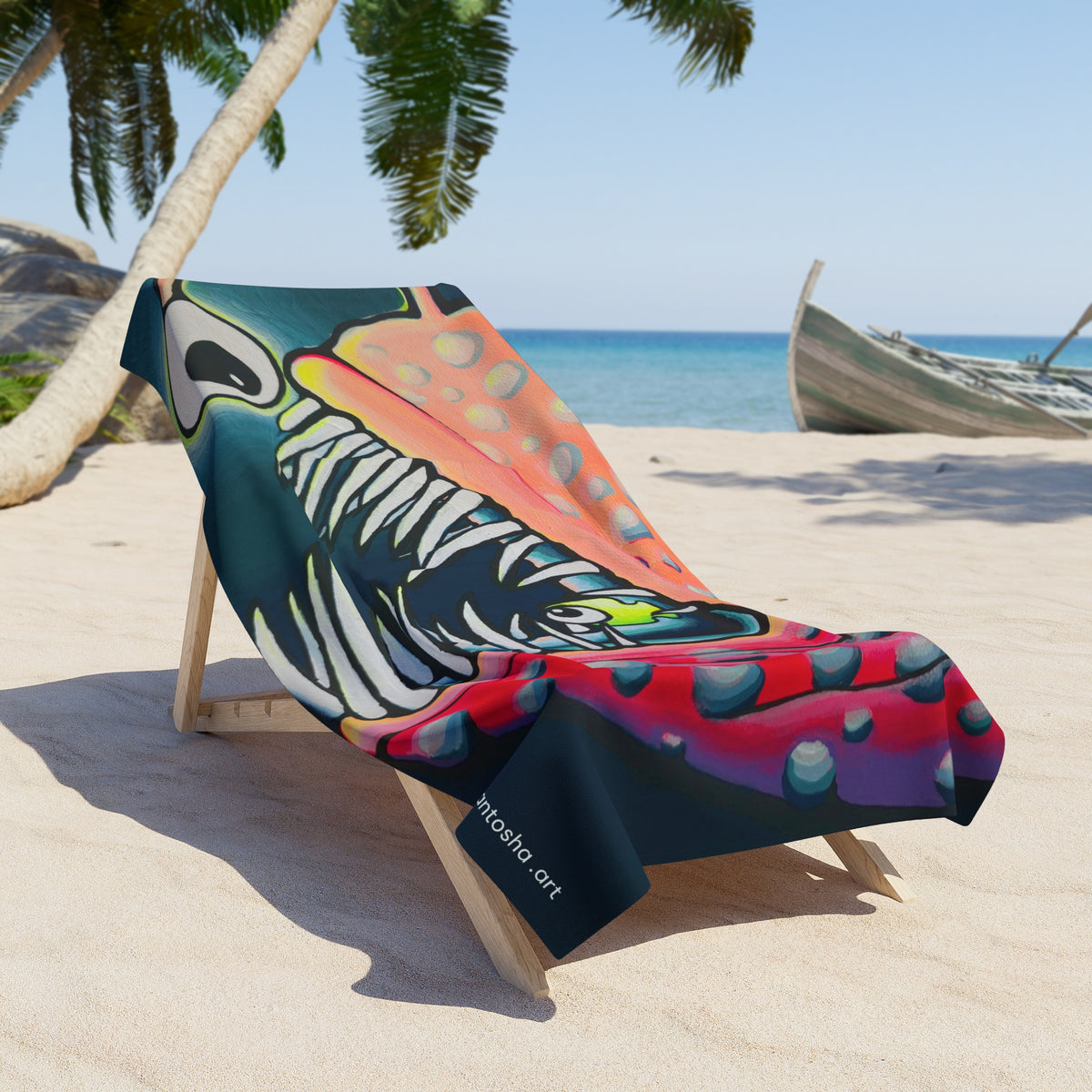 Cyclops Anglerfish Beach Towel