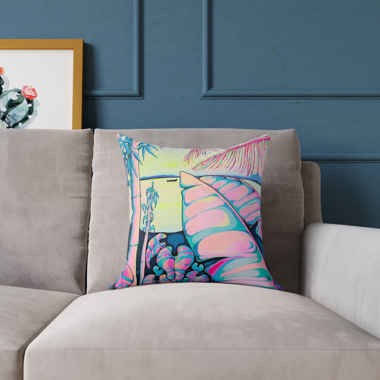 Oreiller décoratif en toile Serenity Bocas Art