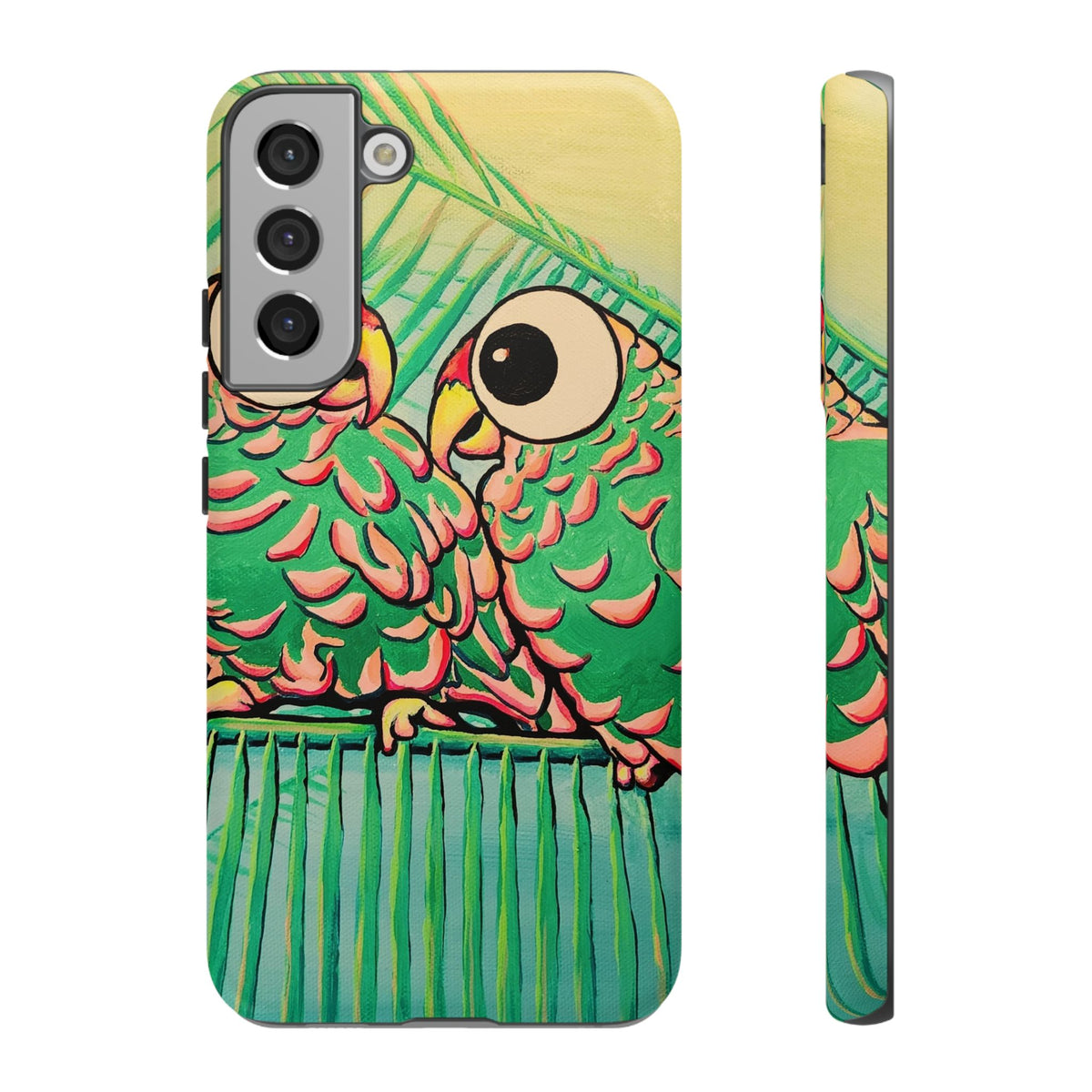Chatty Cyclops Parrots Tough Phone Case