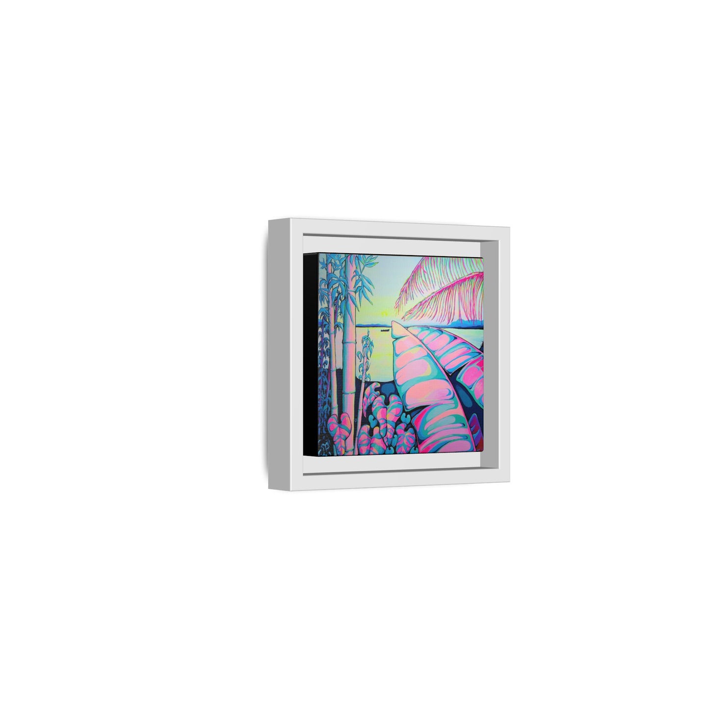 Framed Serenity Bocas Canvas Print