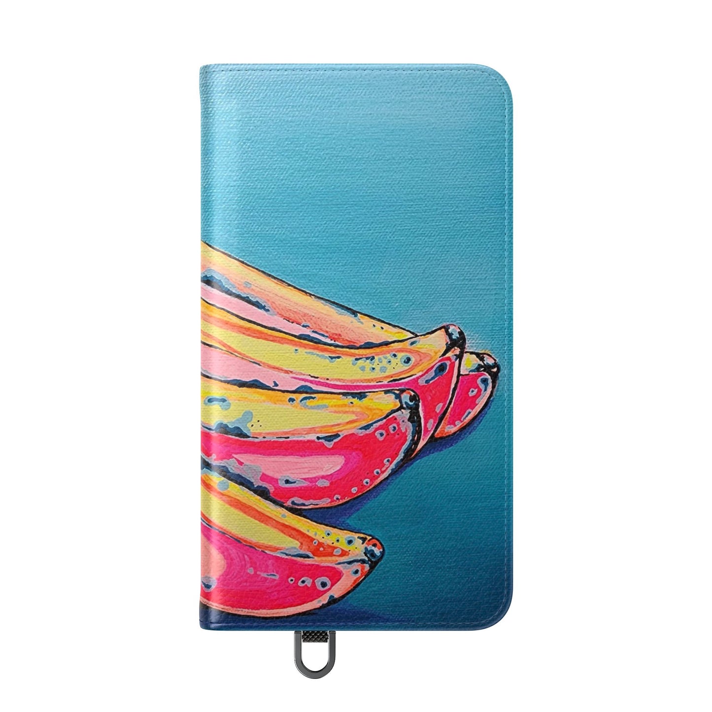 Neon Bananas Flip Phone Case – Wallet Cover with Card Slots