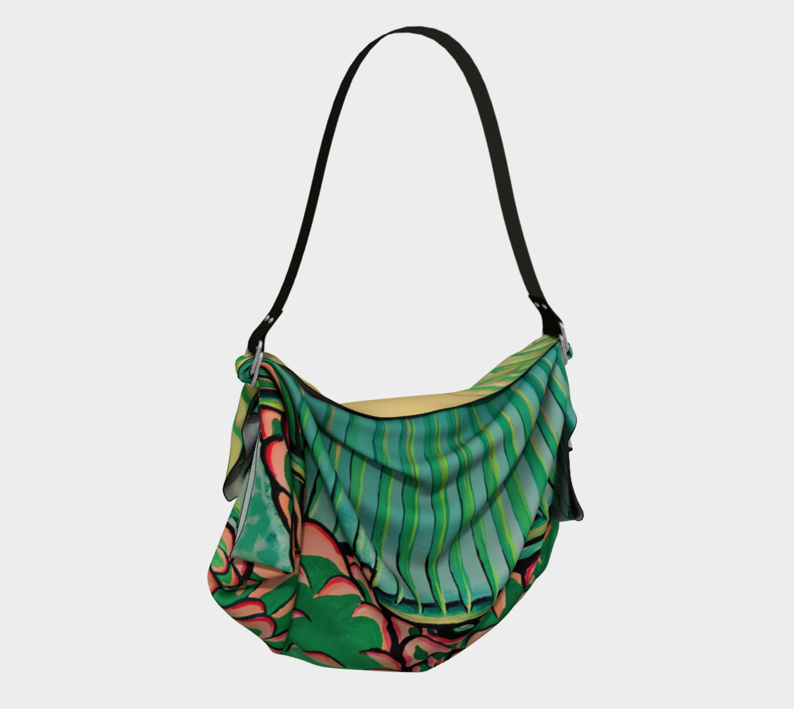Chatty Cyclops Parrots Origami Tote
