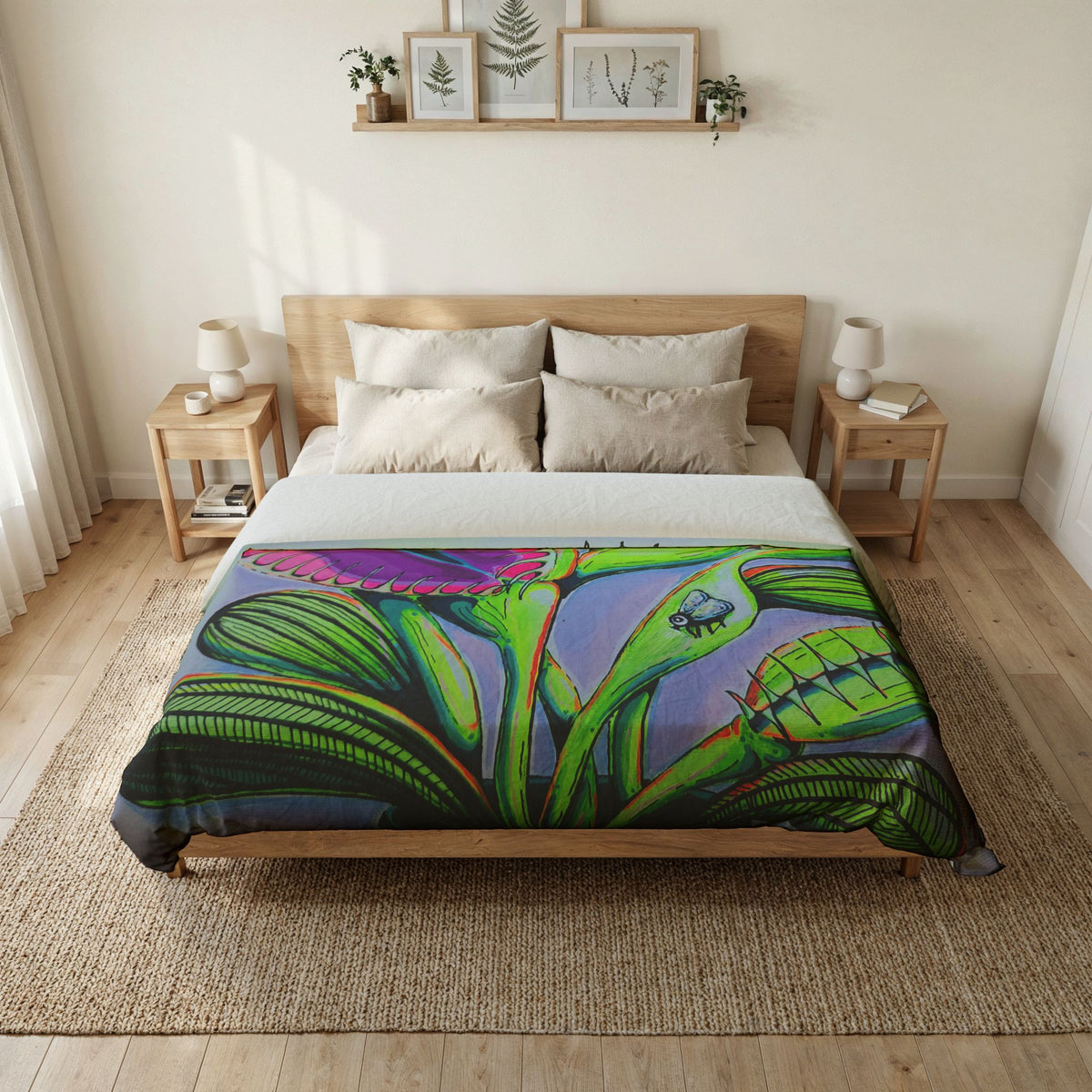 Cyclops Venus Fly Trap Duvet Cover