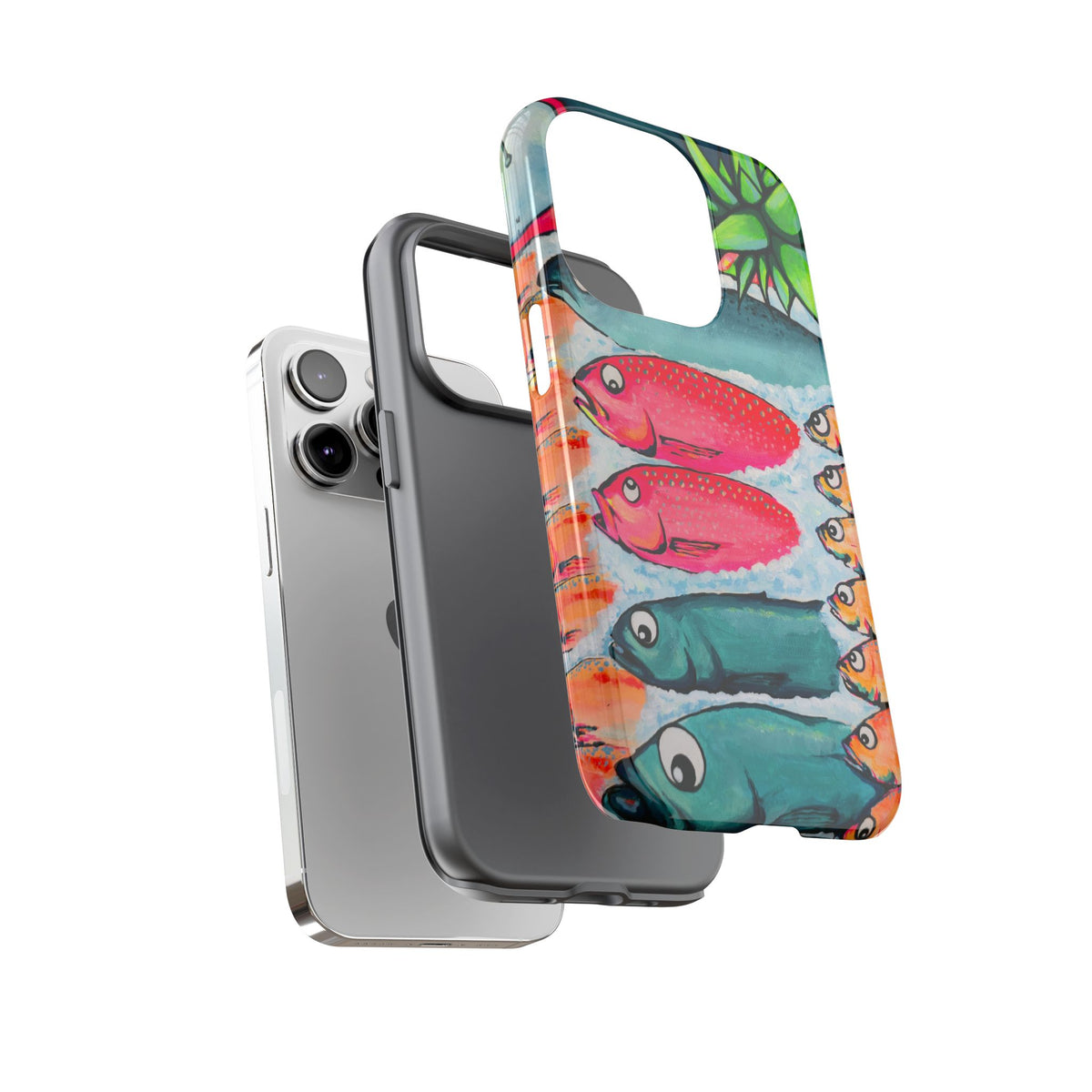 Neon Cabo Fish Market Tough Phone Case