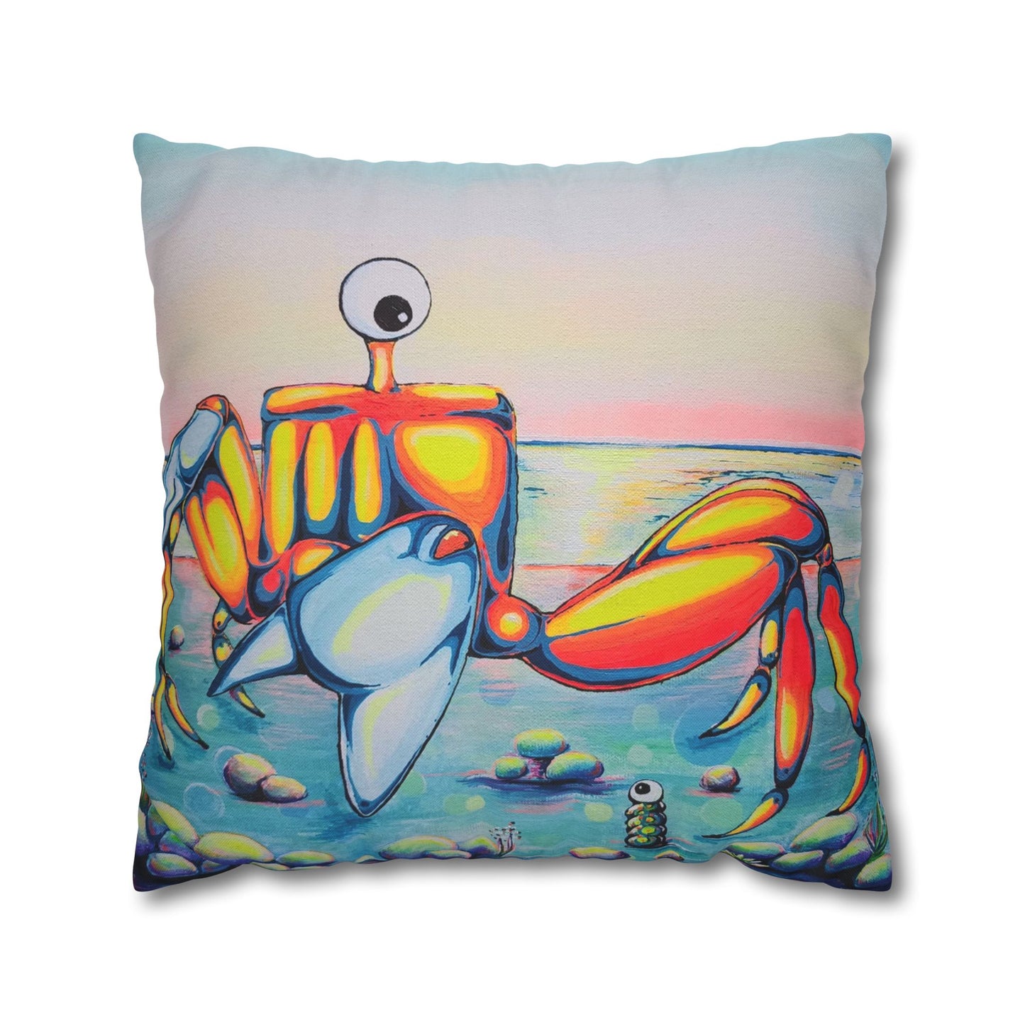 Cyclops Crab Pillowcase for Throw Pillow, Cover Only