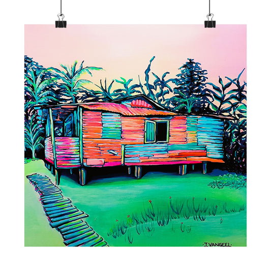 Luis Russell House Bocas Giclée Art Poster