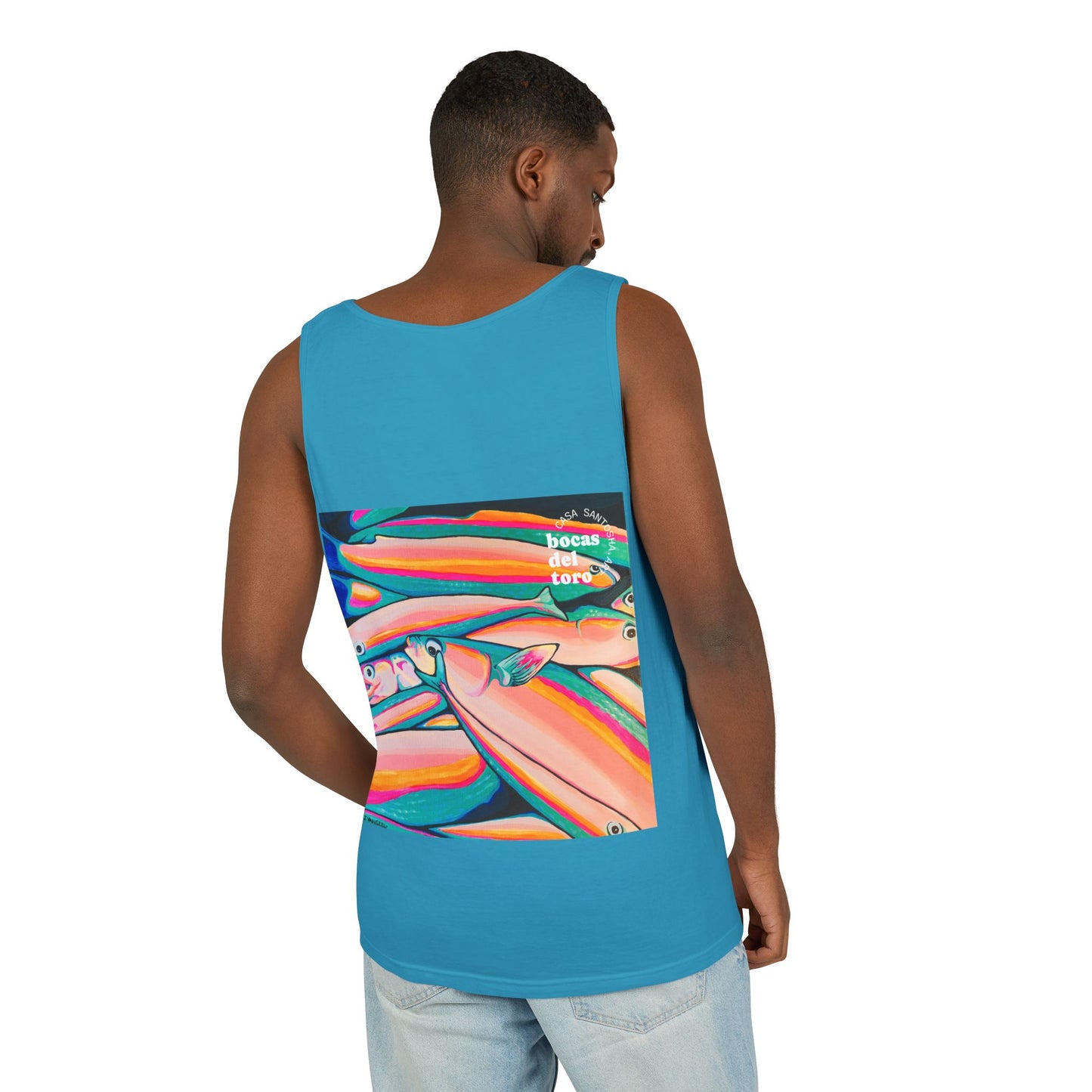 Unisex Neon Fish Tank Top - Perfect for Summer Vibes