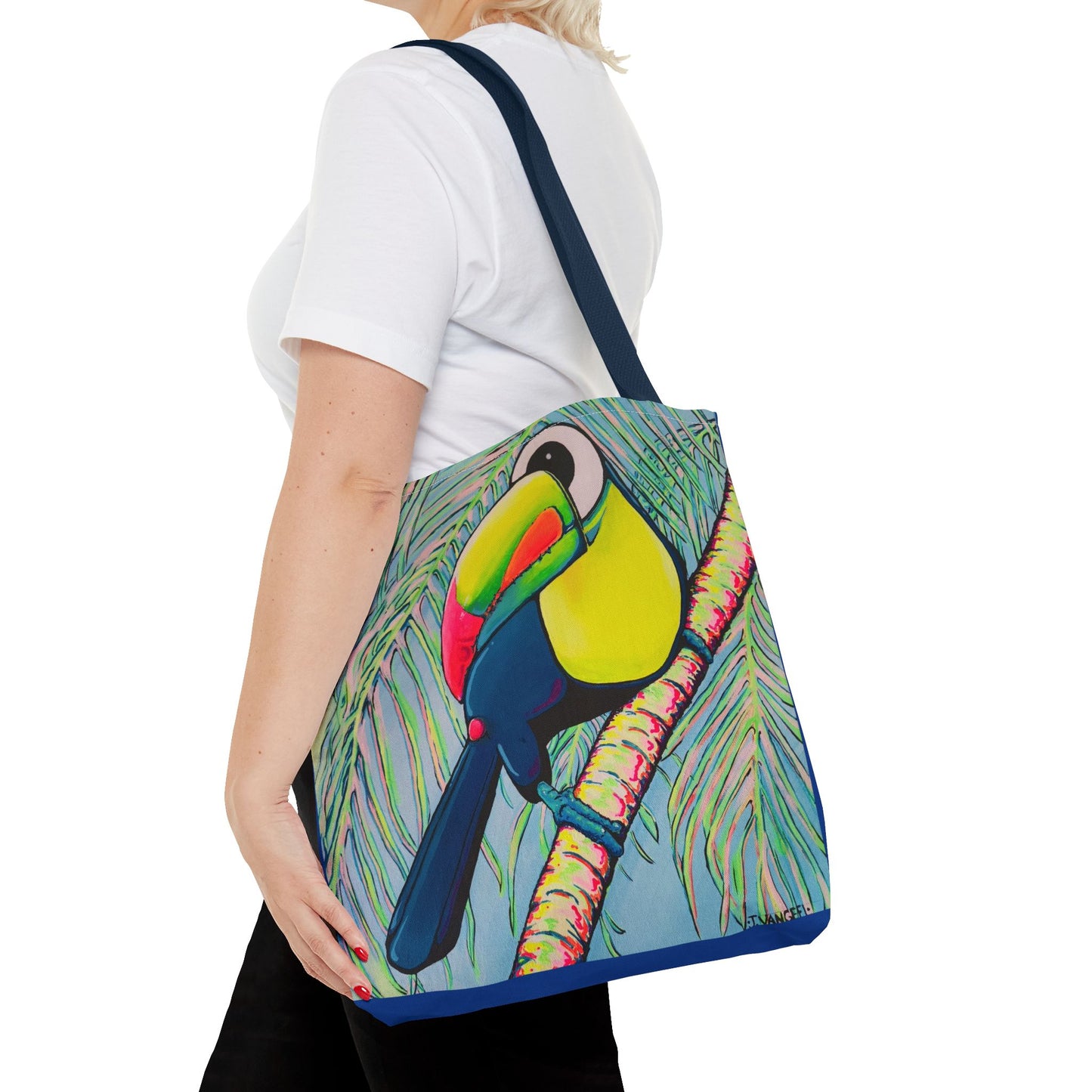 Premium Cyclops Toucan Tote Bag, Original Artist Design, Reusable Shopping Tote,  Eco-Friendly