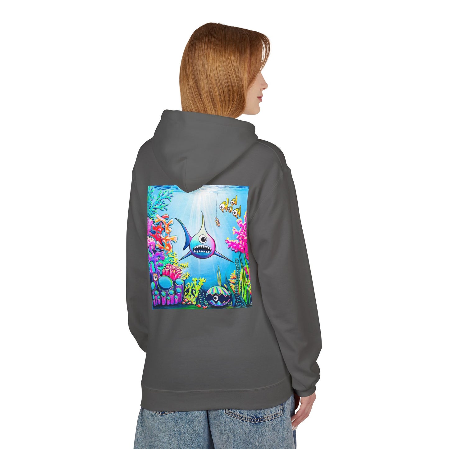 Unisex Cyclops Shark Soft Hoodie