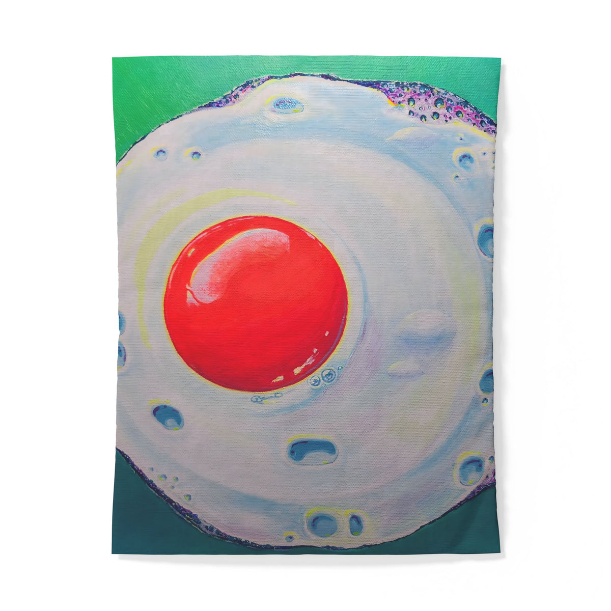 Neon Fried Egg Duvet Cover