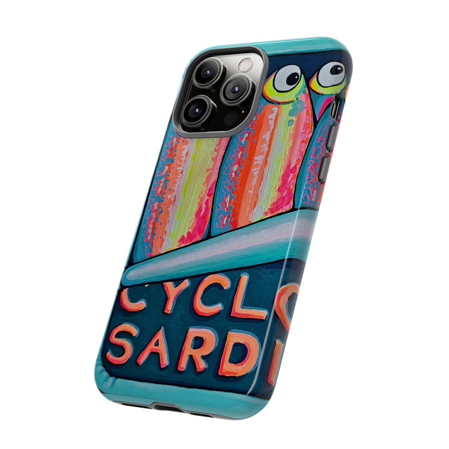 Neon Sardines Tough Phone Case