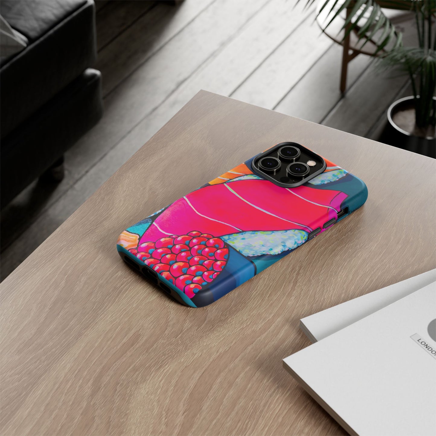 Coque de téléphone résistante Néon Sushi