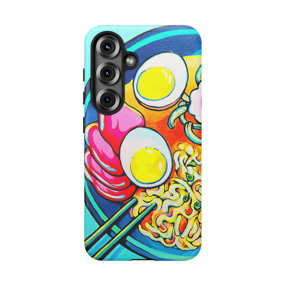 Coque de téléphone résistante Neon Ramen