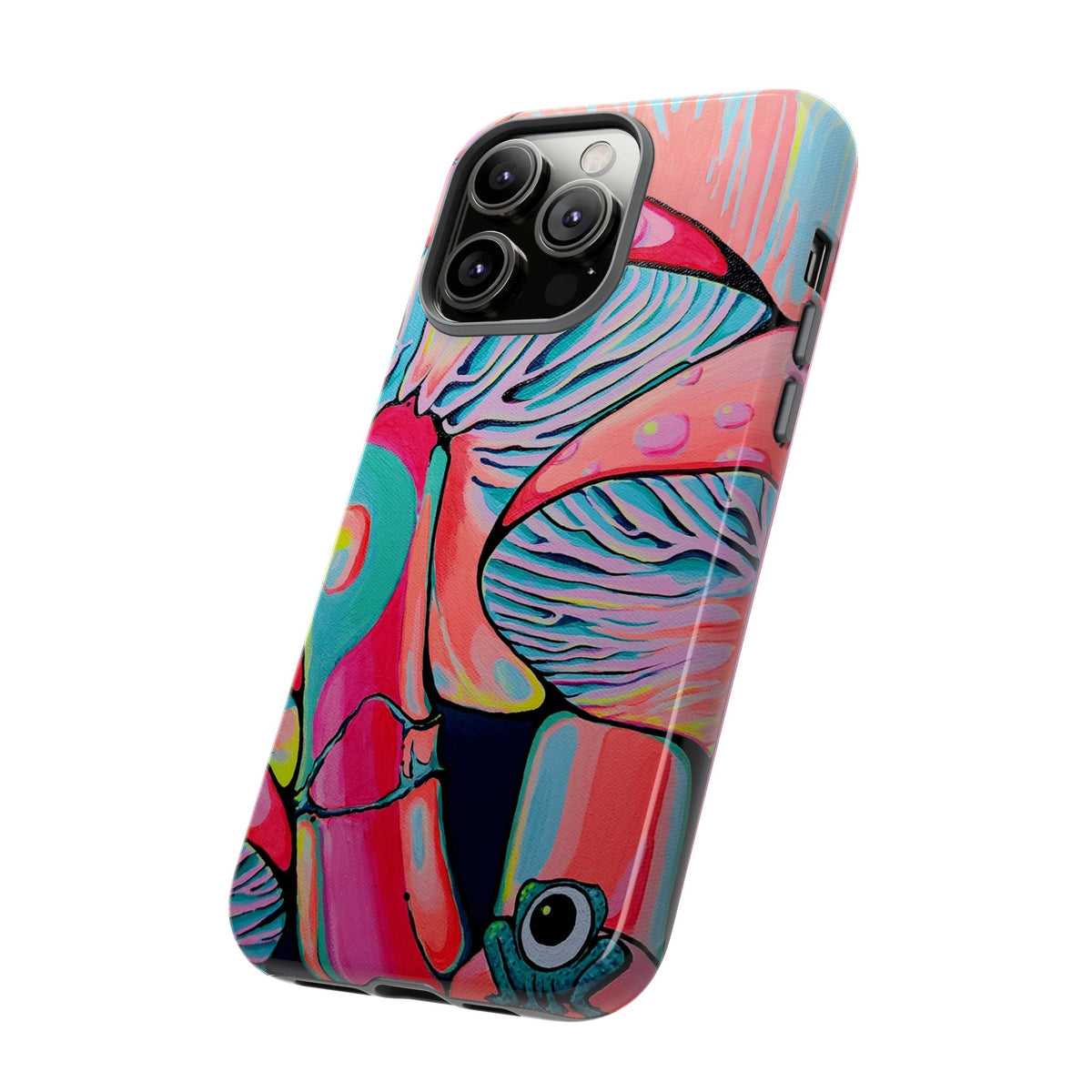 Coque de téléphone résistante Trippy Mushrooms