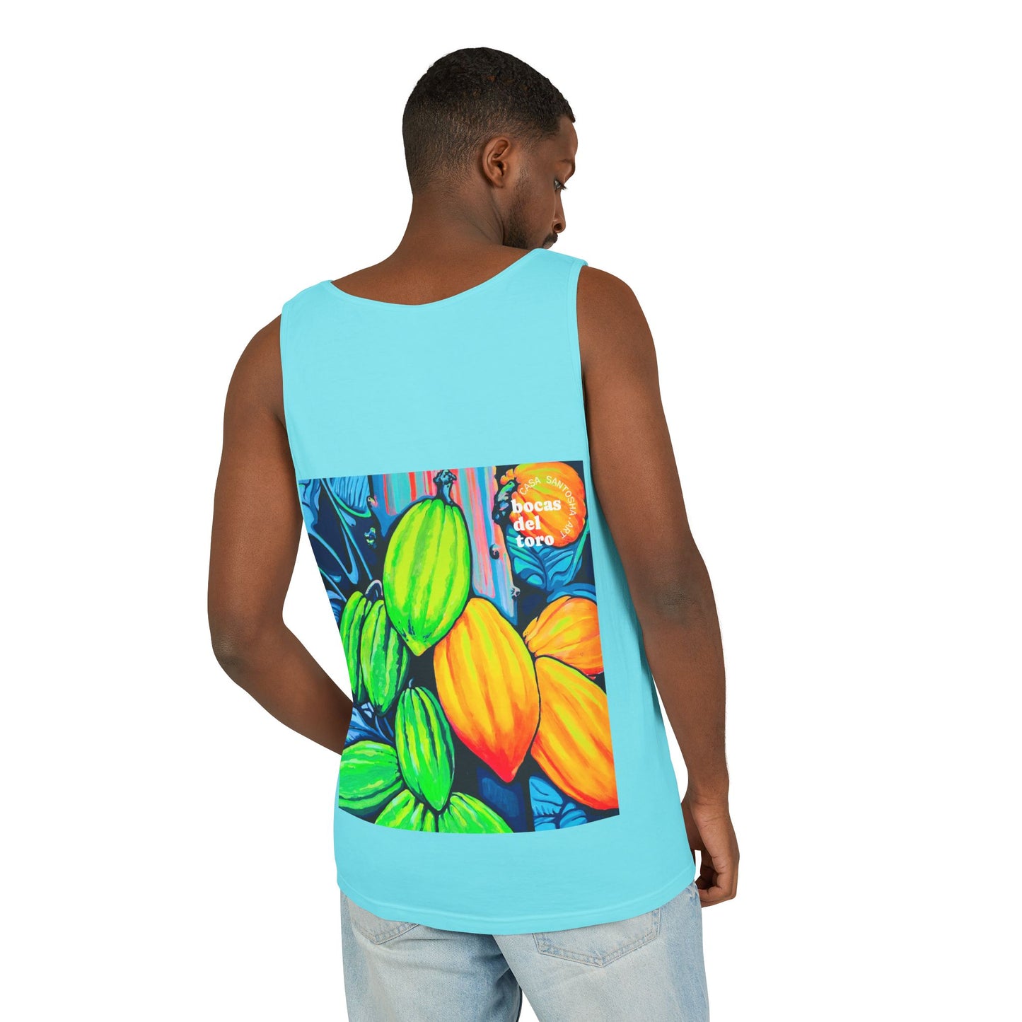Unisex Neon Cacao Tank Top - Perfect for Summer Vibes
