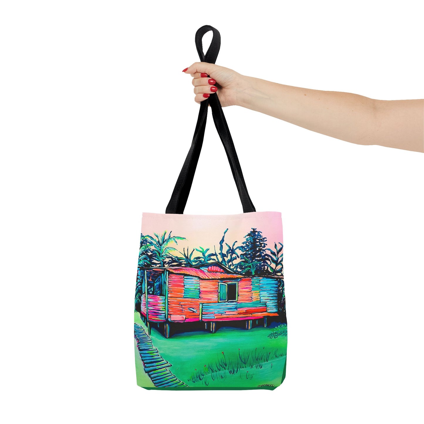 Premium Luis Russell House Bocas Tote Bag, Original Artist Design, Reusable Shopping Tote, Eco-Friendly