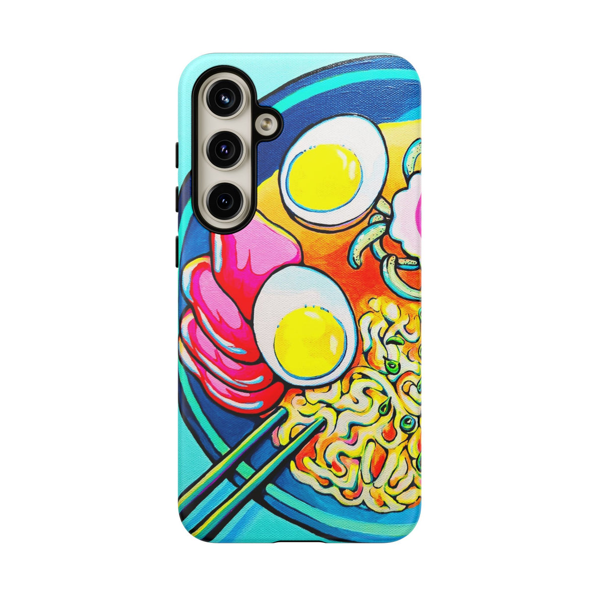 Coque de téléphone résistante Neon Ramen
