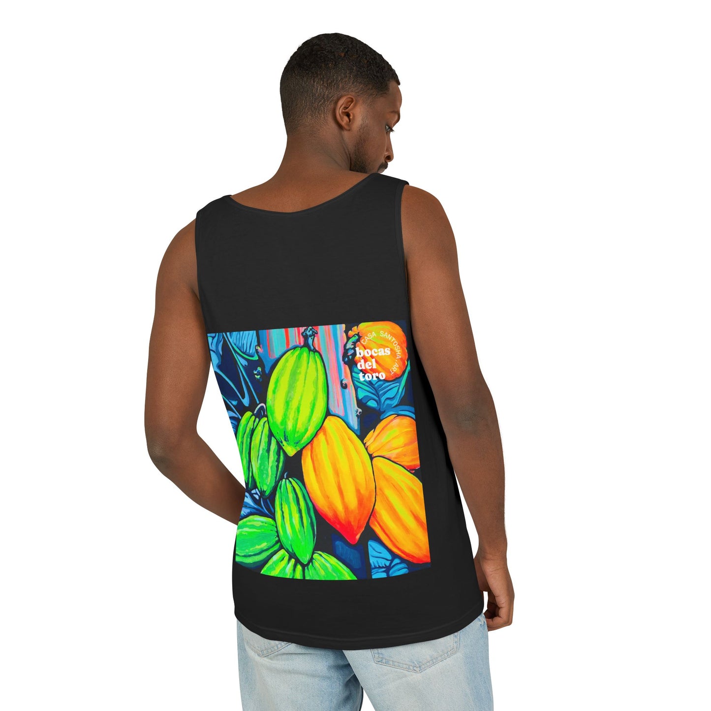 Unisex Neon Cacao Tank Top - Perfect for Summer Vibes