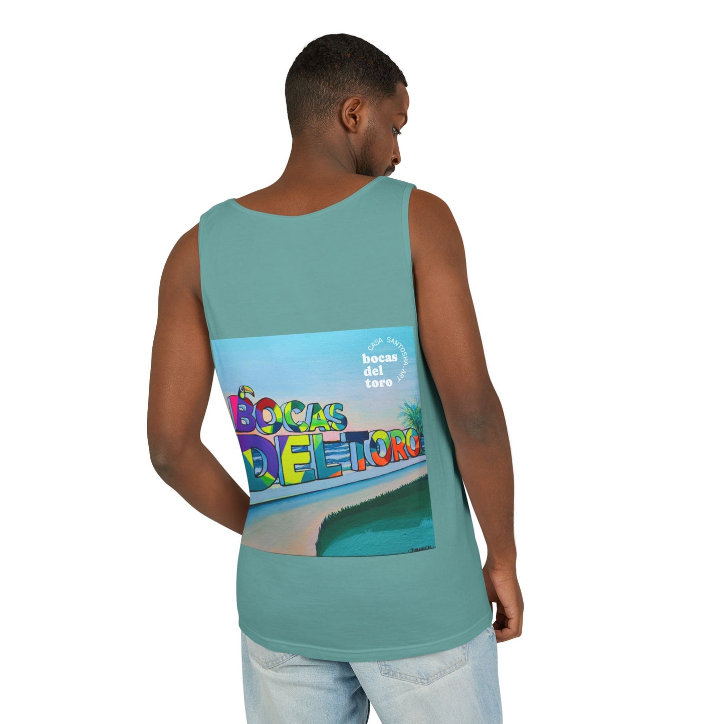 Unisex Bocas Del Toro Sign Tank Top - Perfect for Summer Vibes