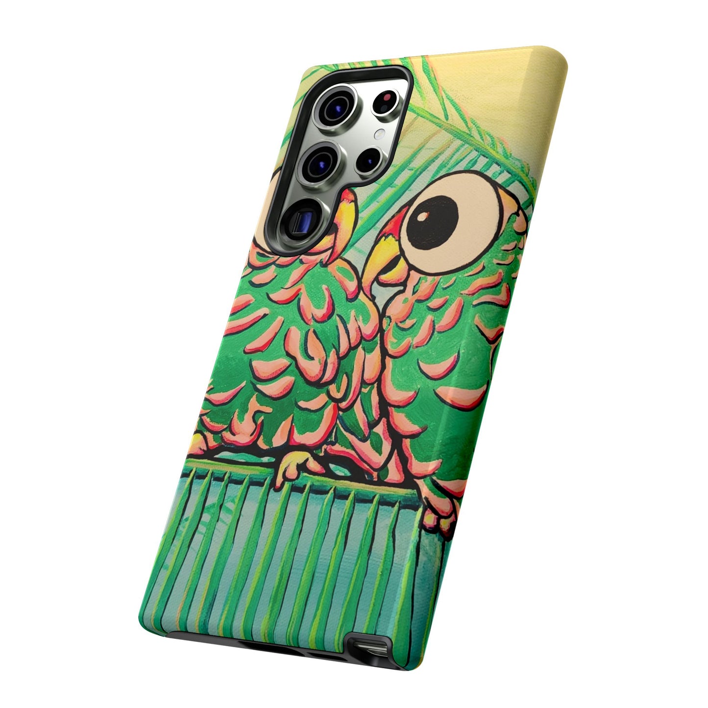 Chatty Cyclops Parrots Tough Phone Case
