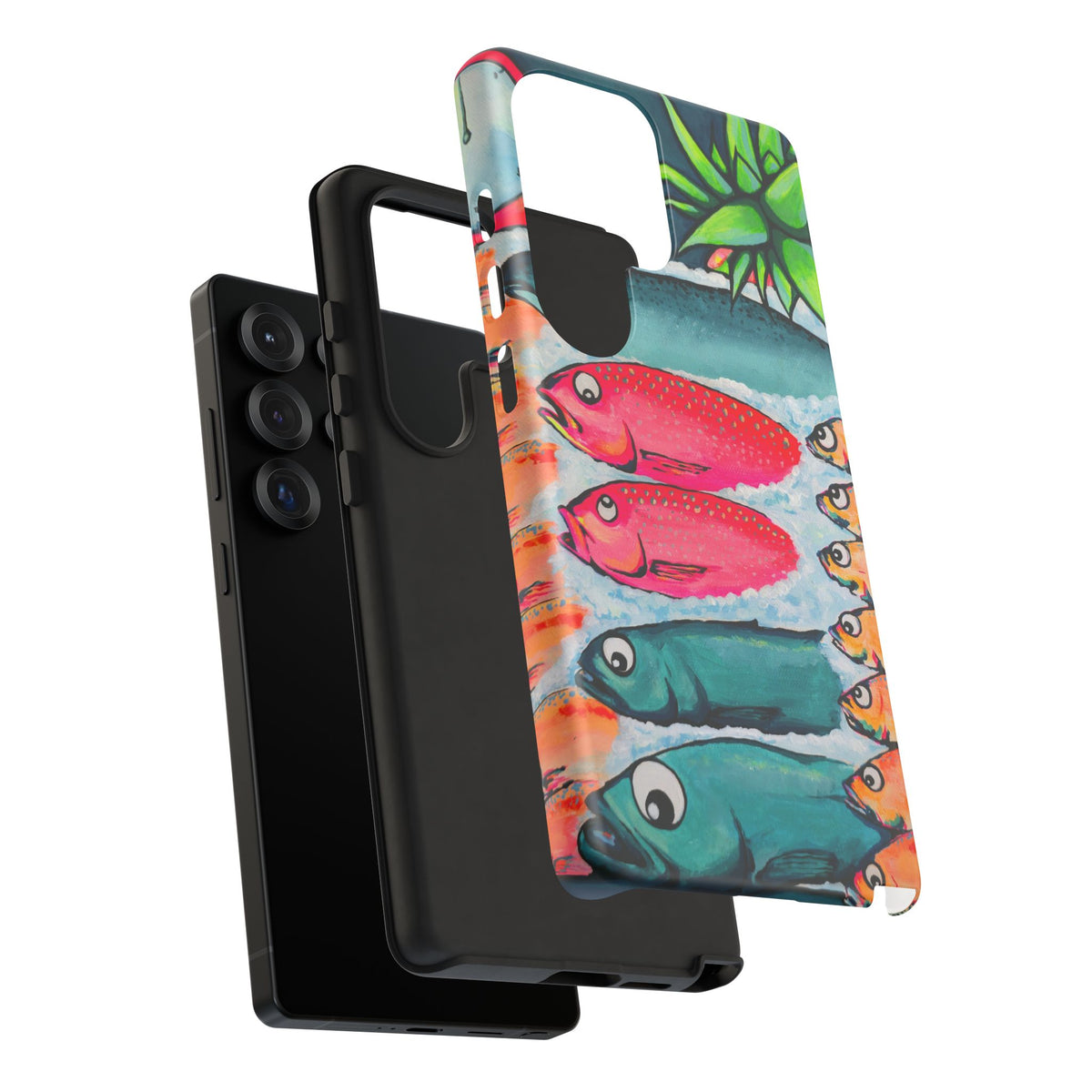 Neon Cabo Fish Market Tough Phone Case
