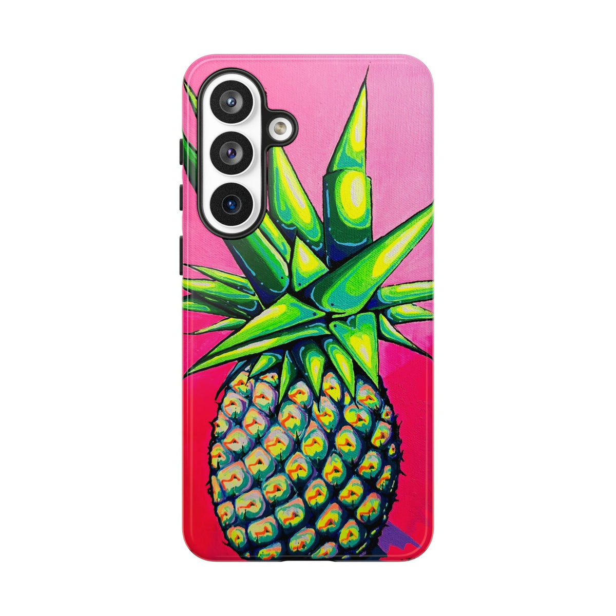 Neon Pineapple Tough Phone Case