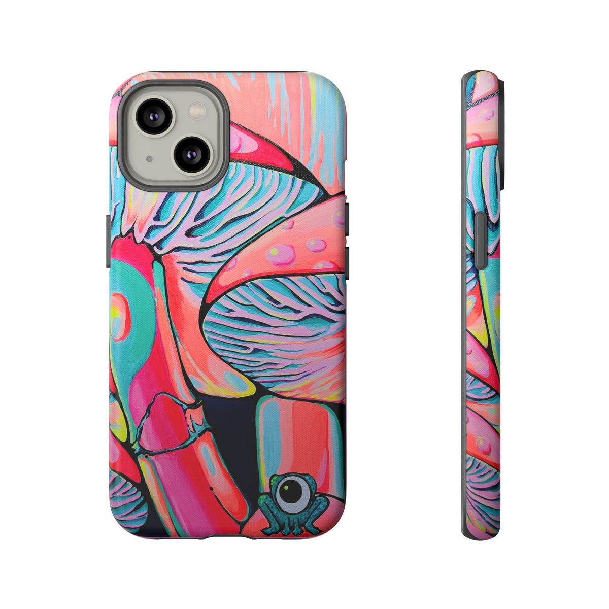 Coque de téléphone résistante Trippy Mushrooms