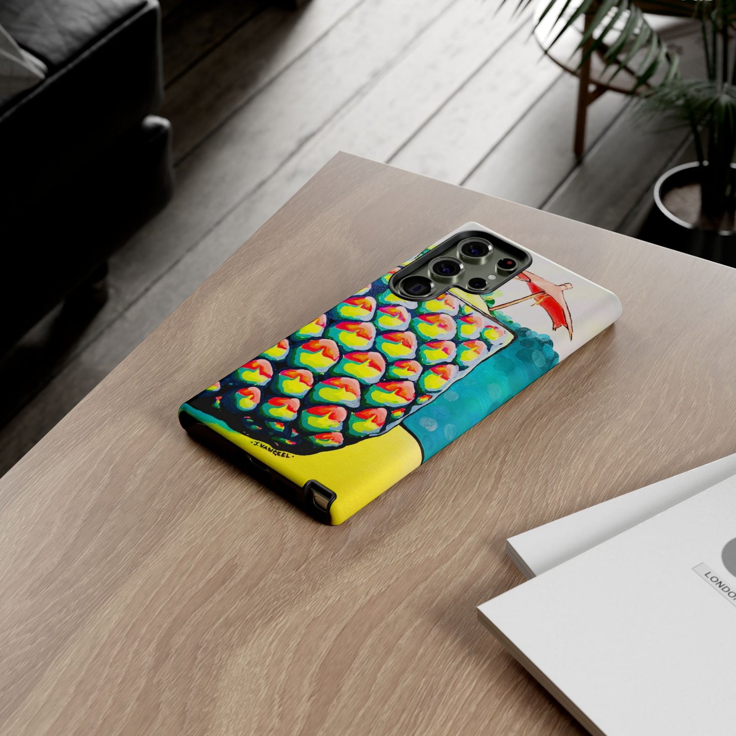 Neon Piña Colada Tough Phone Case
