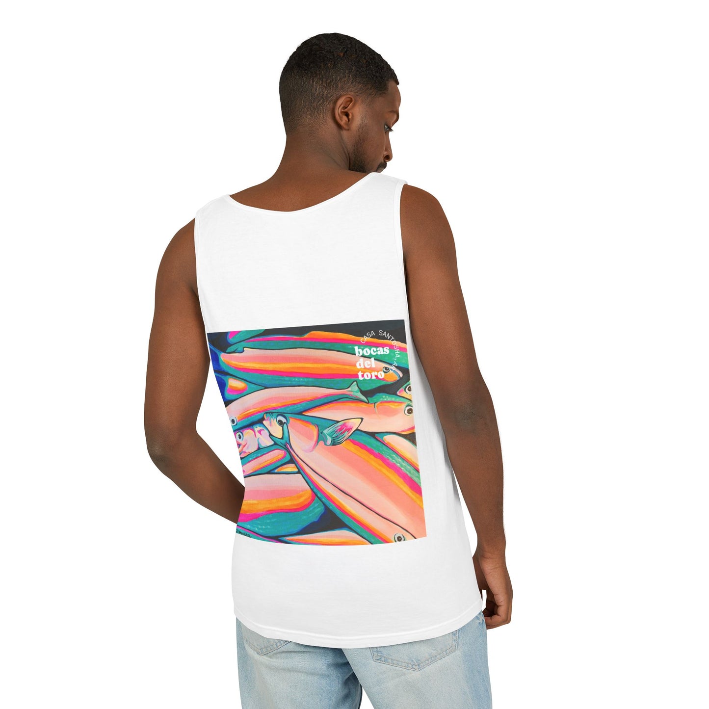 Unisex Neon Fish Tank Top - Perfect for Summer Vibes