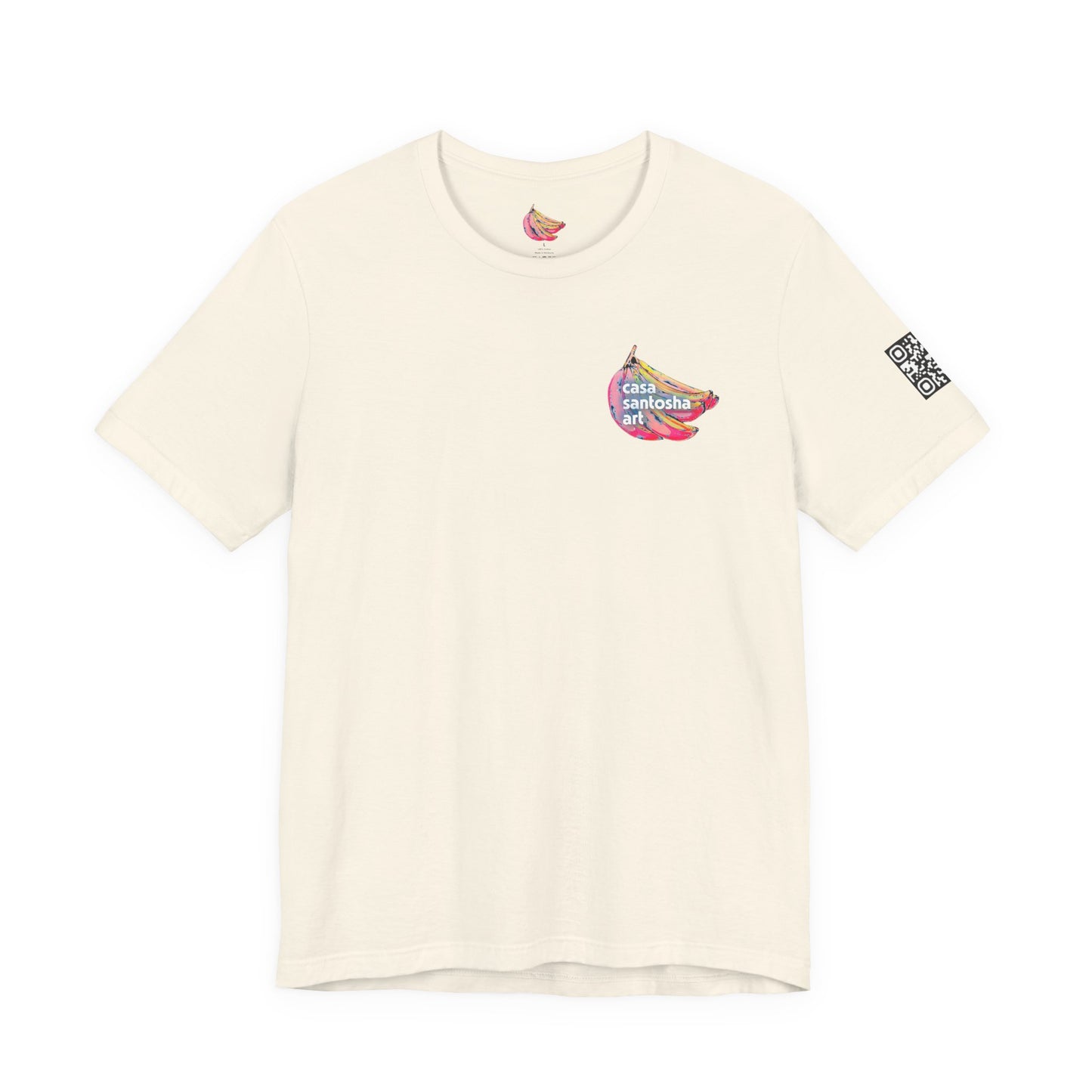 T-shirt unisexe néon à motif poisson frit