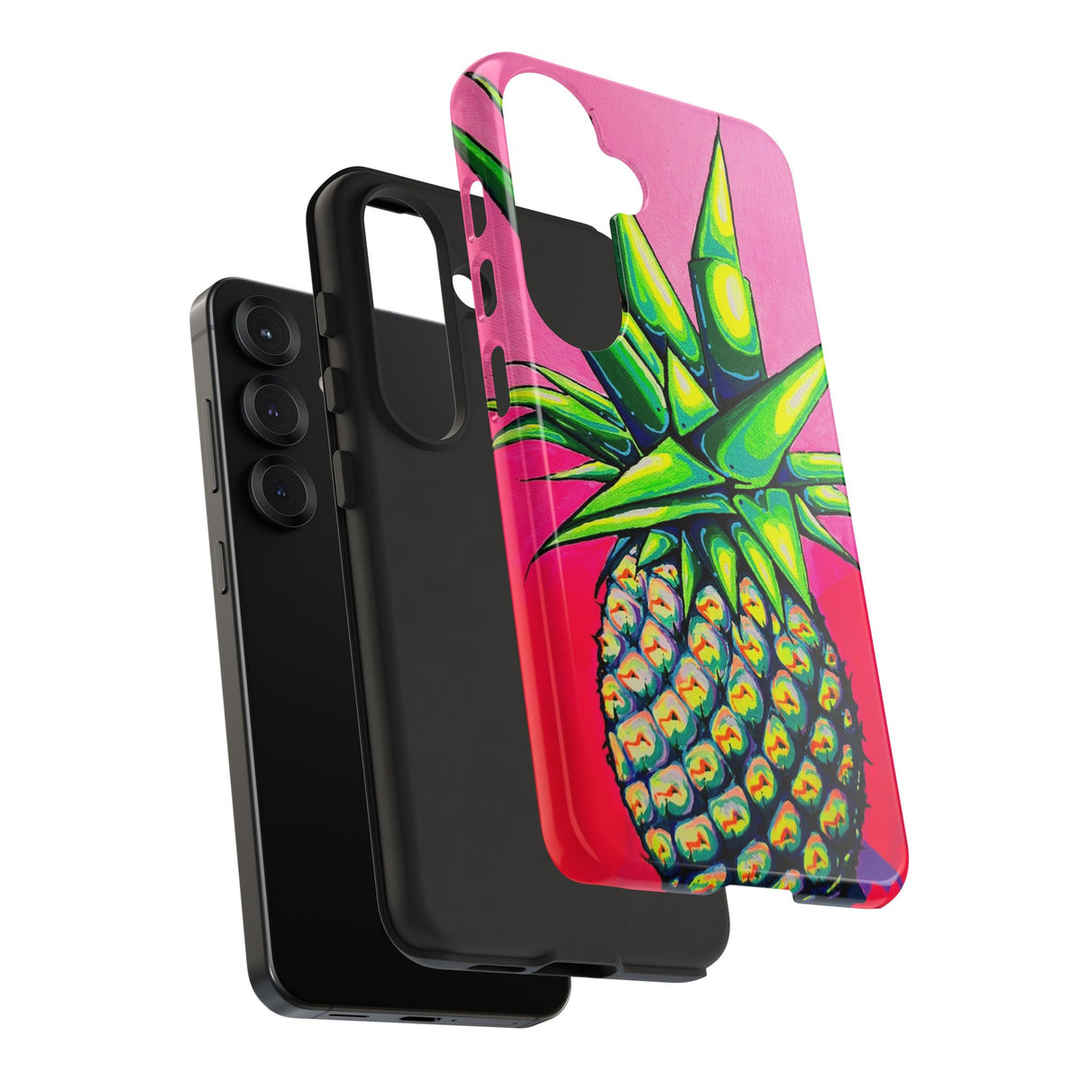 Neon Pineapple Tough Phone Case