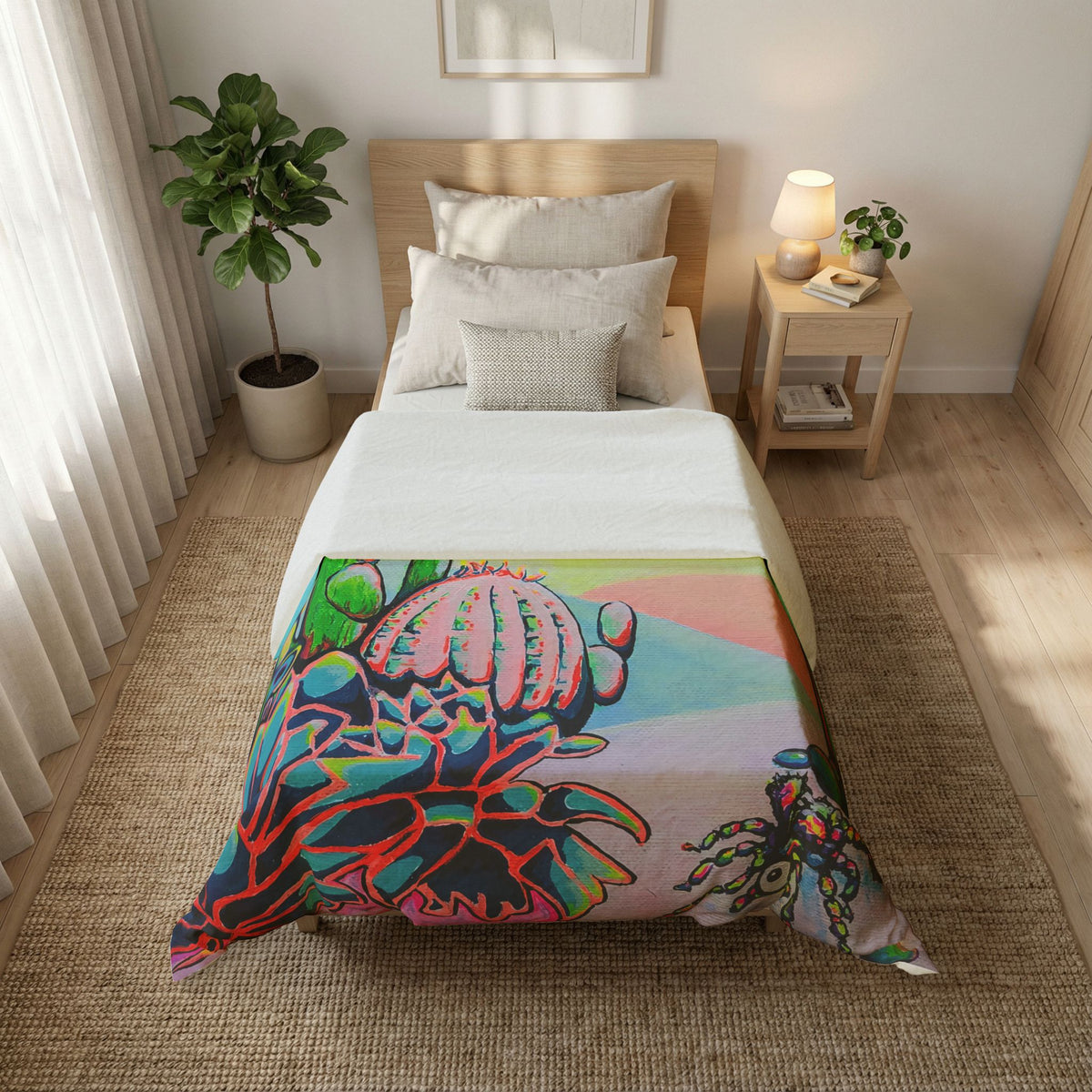 Cyclops Camel Duvet Cover