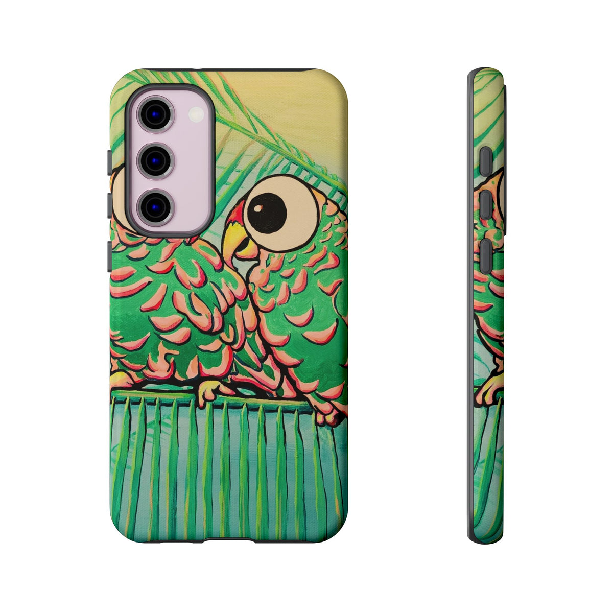 Chatty Cyclops Parrots Tough Phone Case